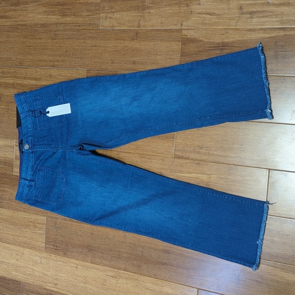 Sanctuary Marianne Crop Jeans Frayed Hem NWT - Picture 1 of 11